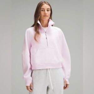 Scuba Oversized Funnel-Neck
Half Zip meadowsweet pink